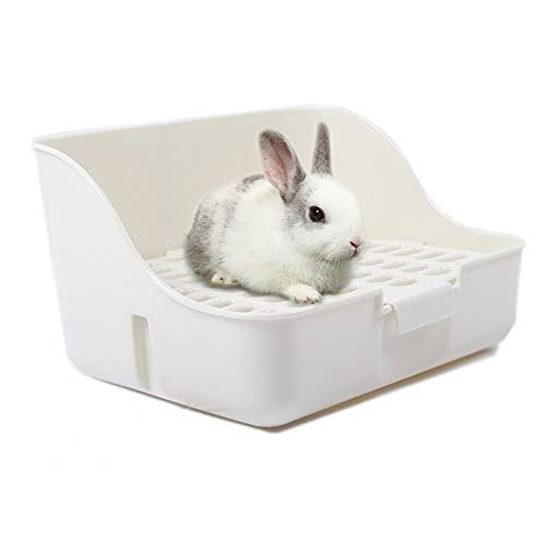 Boîte à litière de lapin MMBOX facile à nettoyer, pour apprendre à utiliser la toilette, pour petits animaux/lapins/cochons d'Inde/furets